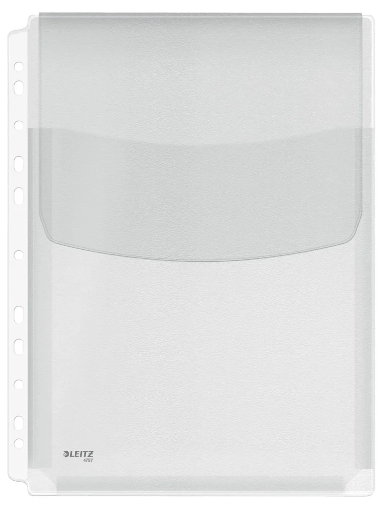 Plastlomme LEITZ A4 topp eksp 170my (5)