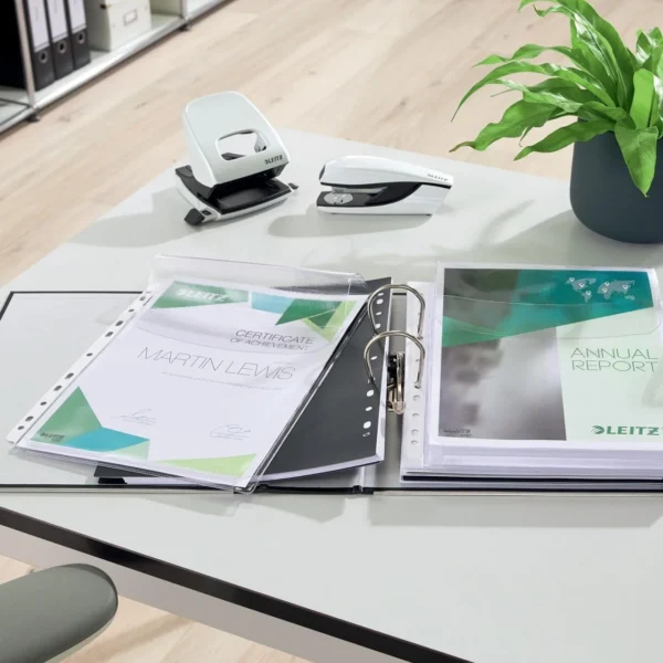 Plastlomme LEITZ A4 topp eksp 170my (5)