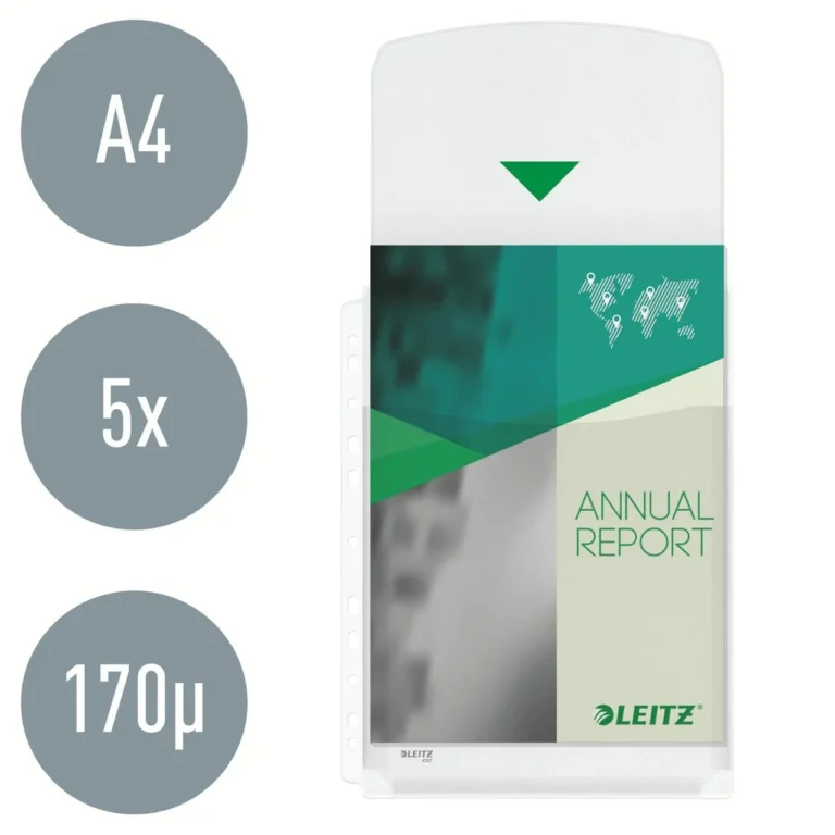 Plastlomme LEITZ A4 topp eksp 170my (5) - Bilde 5