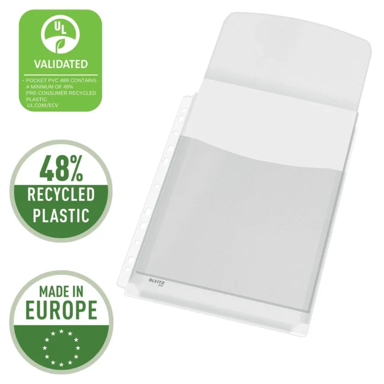 Plastlomme LEITZ A4 topp eksp 170my (5) - Bilde 6