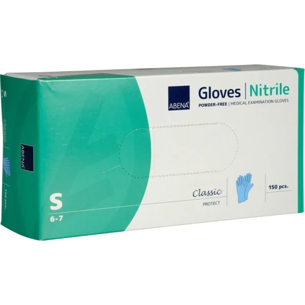 Hanske ABENA C.P nitril u/p S blå(150)