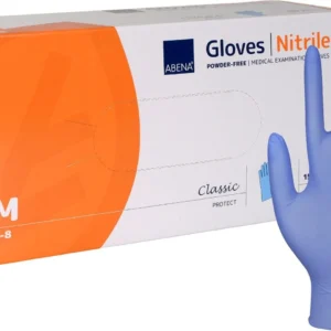 Hanske ABENA C.P nitril u/p M blå(150)