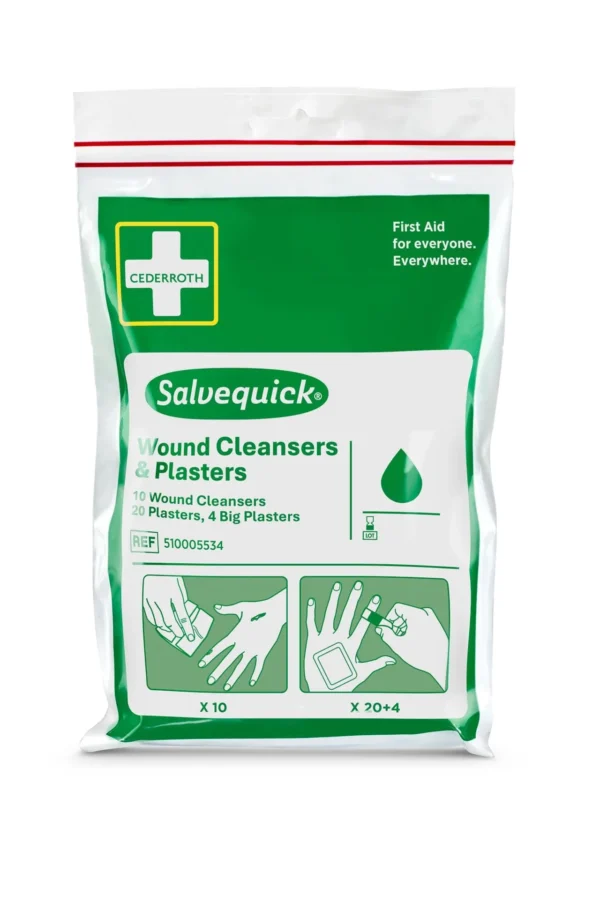 Plaster SALVEQUICK og sårvask(20+10)