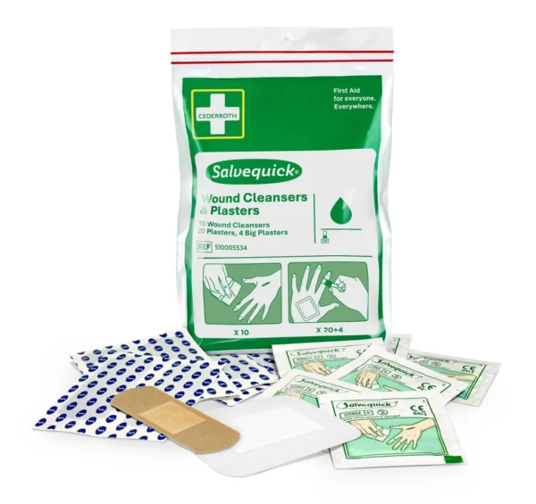 Plaster SALVEQUICK og sårvask(20+10)