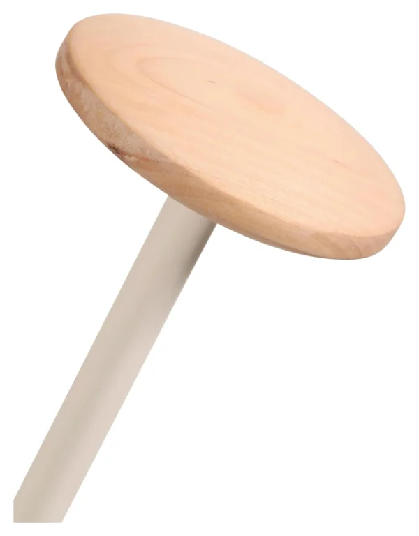 Stumtjener ALBA 5 kroker 187cm hvit/tre