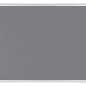 Oppslagstavle BI-OFFICE 106,5x75cm grå
