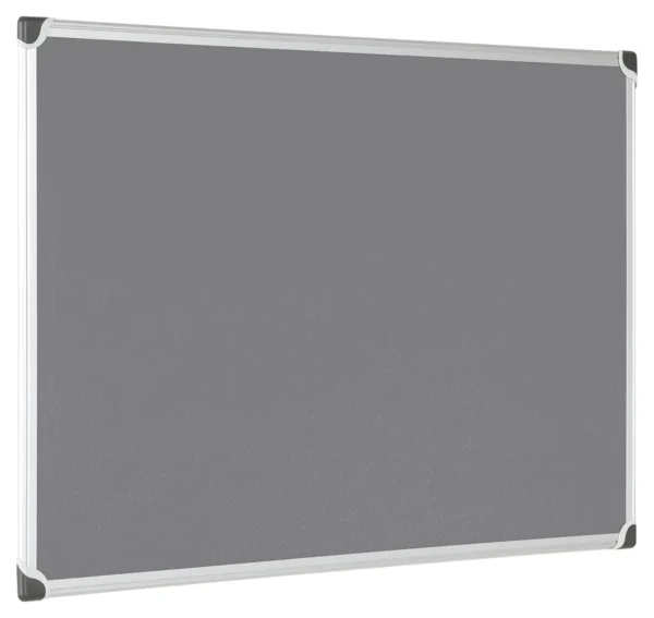 Oppslagstavle BI-OFFICE 106,5x75cm grå