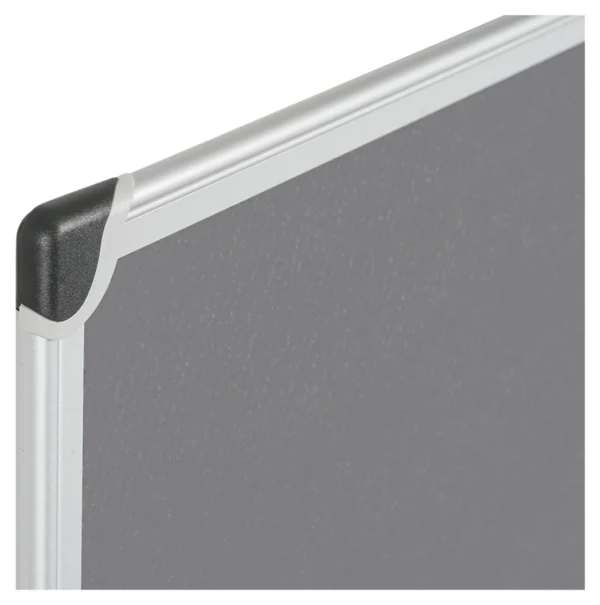 Oppslagstavle BI-OFFICE 106,5x75cm grå