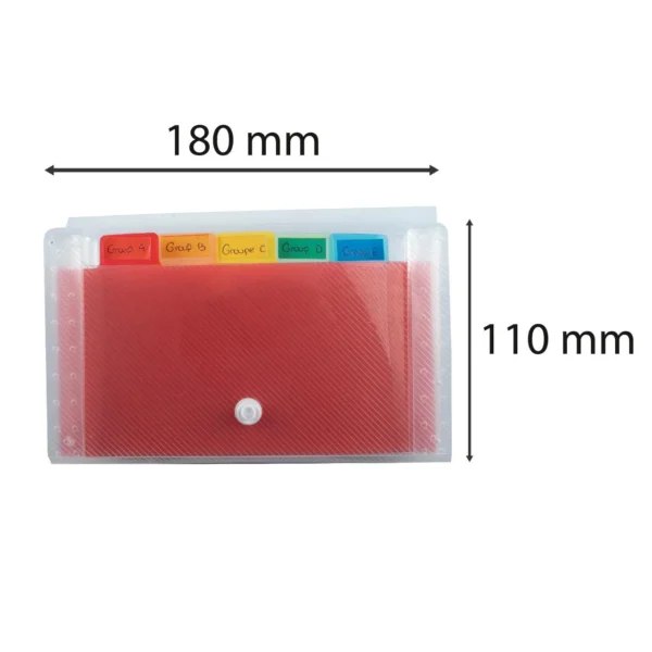 Hjemmearkiv 13 lommer mini 14x26 cm