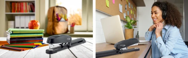 Stiftemaskin RAPESCO 50ark lang sort