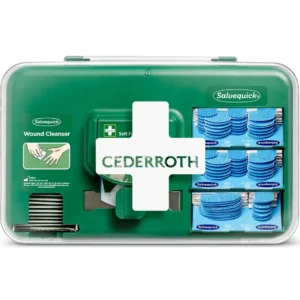 Dispenser CEDERROTH m/inn. sårskader blå