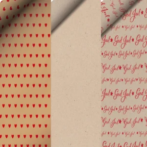 Gavepapir 10m x 70cm assortert