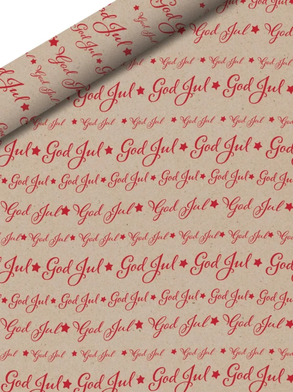 Gavepapir 10m x 70cm assortert