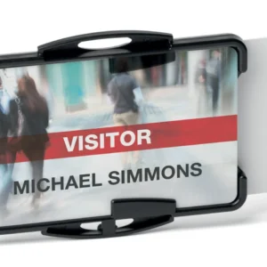 Kortholder DURABLE eco dobbel sort (10)