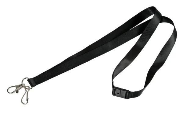 Halssnor 1,5x90cm sort (10)