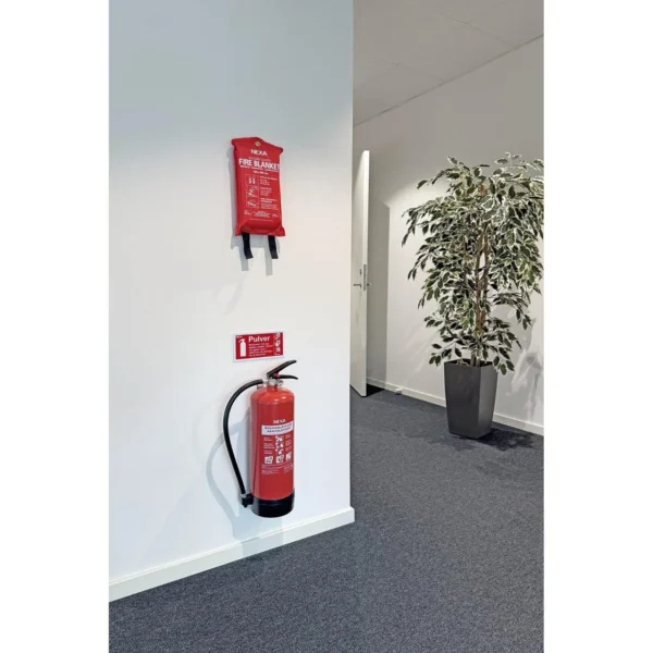 Skilt NEXA Pulver 20x10cm rød