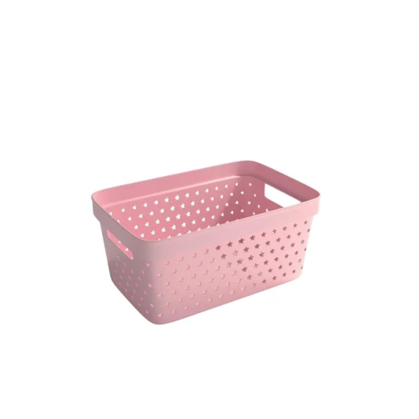 Oppbevaringskurv Star 4,5L gammelrosa