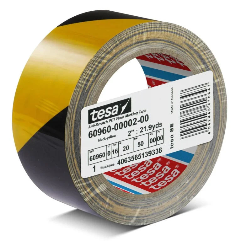 Tape TESA Anti-Scratch PET gulv sort/gul - Bilde 2