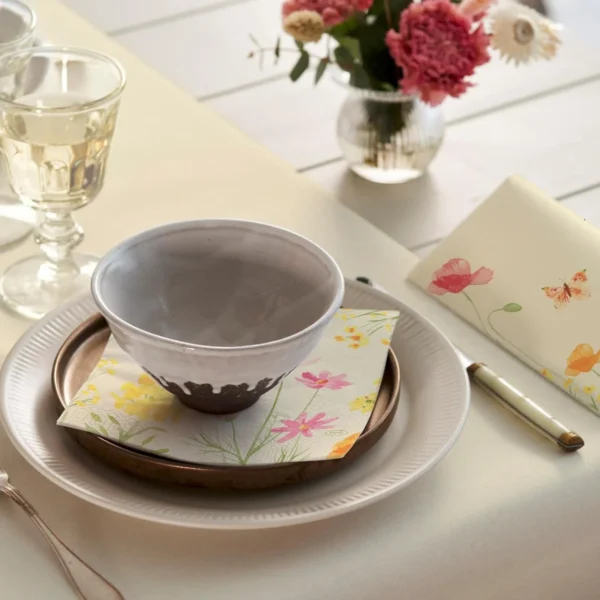 Serviett DUNI 3L 33cm Poppy field (50)