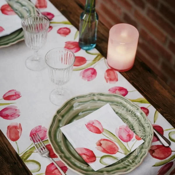 Serviett DUNI 3L 33cm Tulips (50)