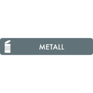 Kildesorteringsmagnet Metall 16x3cm