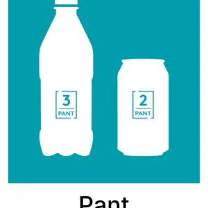 Kildesorteringsetikett Pant