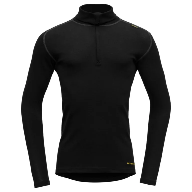 Trøye DEVOLD Safe m/zip herre ull L sort