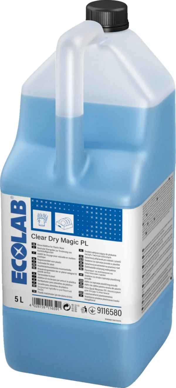 Tørremiddel ECOLAB ClearDry Magic PL 5 L
