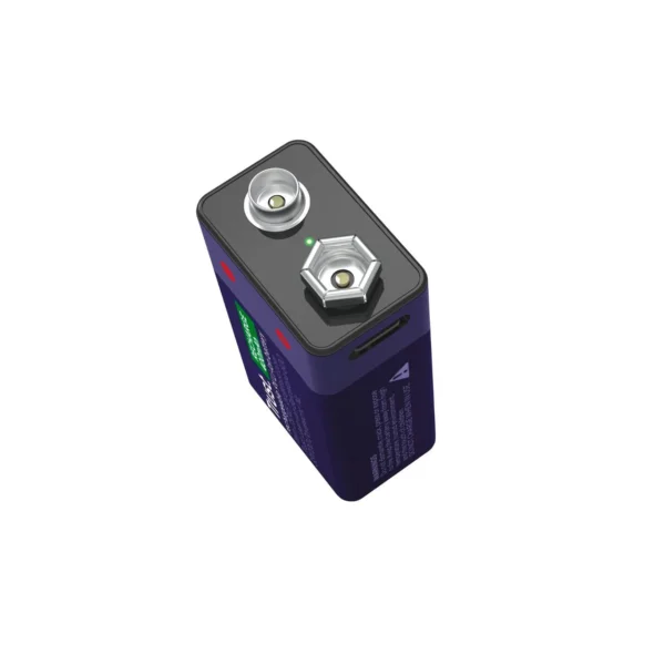 Batteri TRUST USB-C Oppladbare 9V