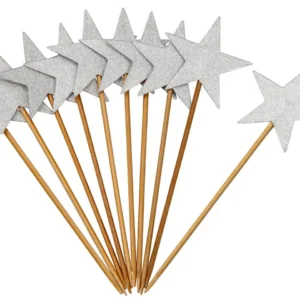 Dekor JOKER stjerne sølv (10)