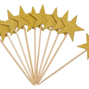 Dekor JOKER stjerne gull (10)