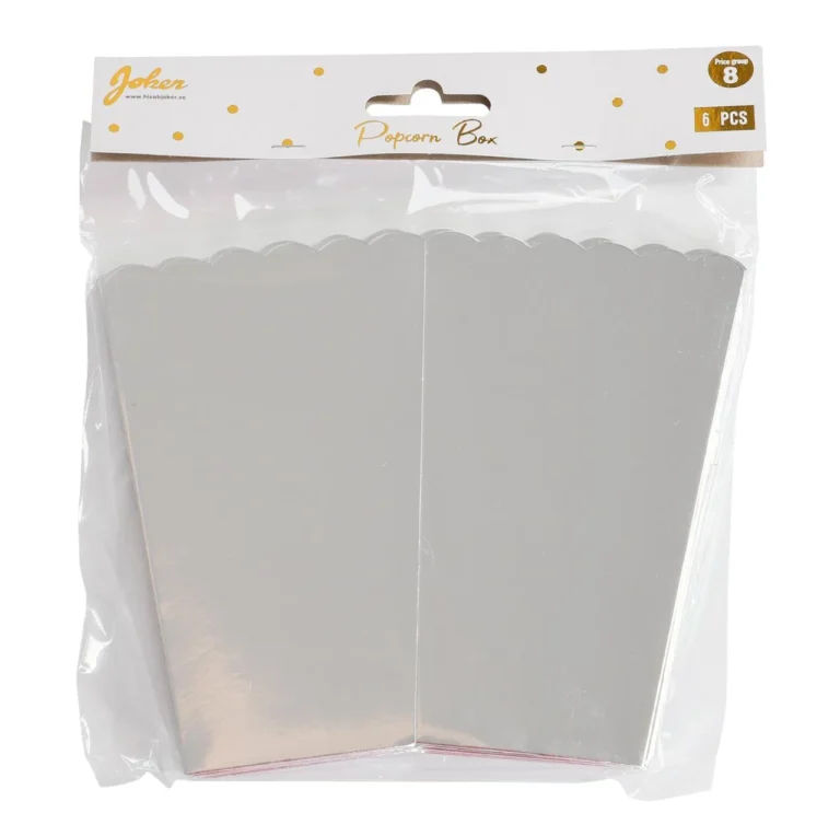 Popcornboks JOKER sølv (6) - Bilde 3