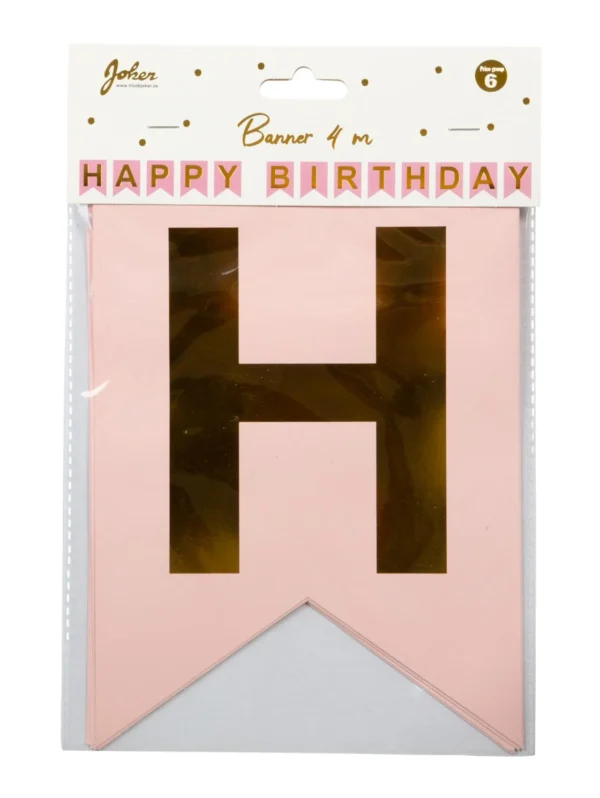 Banner JOKER Happy birthday rosa