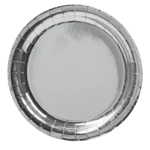Tallerken JOKER 23cm sølv (8)