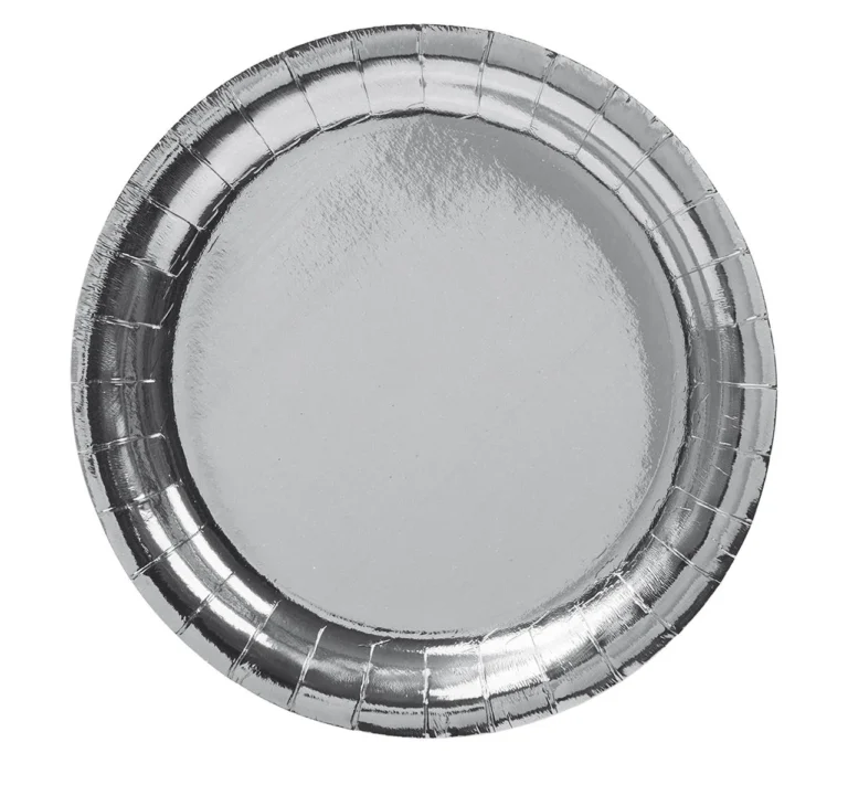 Tallerken JOKER 23cm sølv (8)