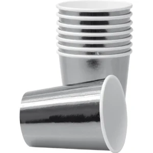 Pappbeger JOKER 26cl sølv (8)