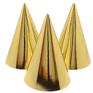 Partyhatt JOKER papp gull (6)