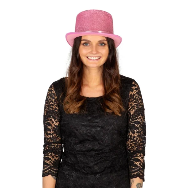 Partyhatt JOKER rosa