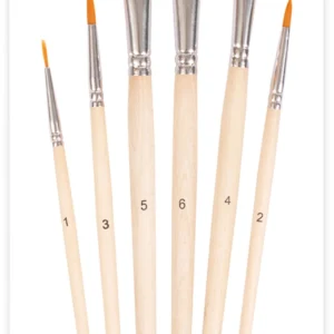 Penselsett PLAYBOX rund og flat (6)