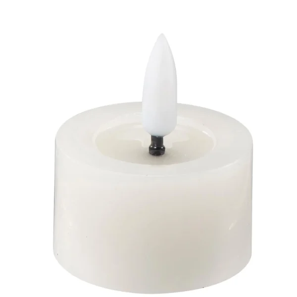 Telys Edelweiss Led 4,5x2,5cm hvit (4)