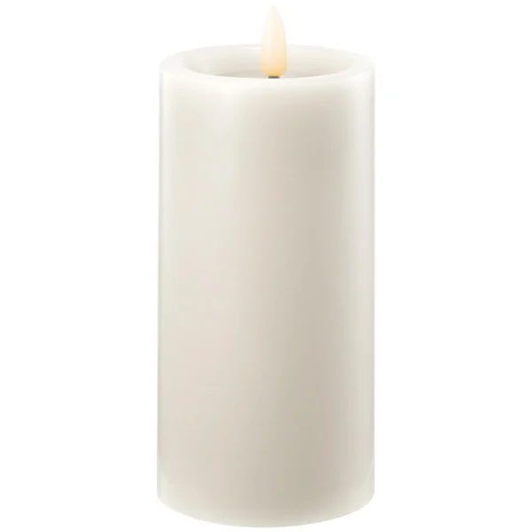 Kubbelys Edelweiss Led 7,5x15cm hvit