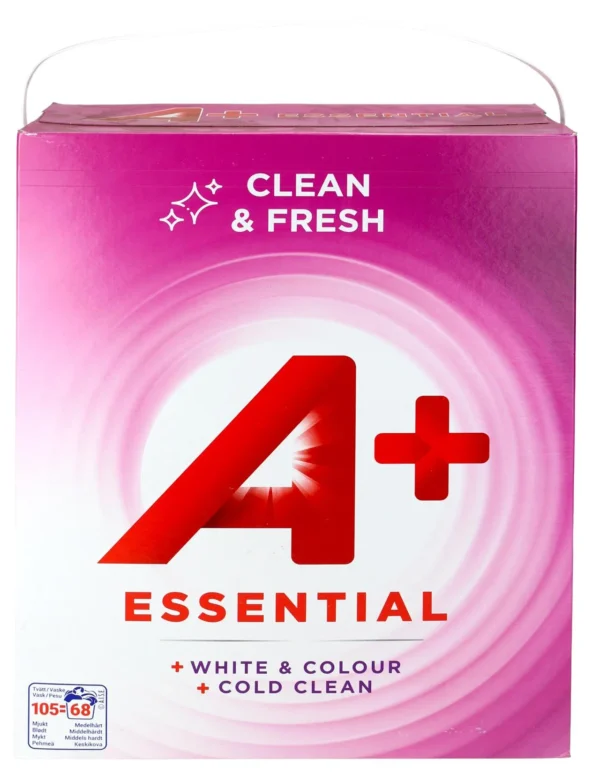 Tøyvask A+ Essential pulver 4,42kg