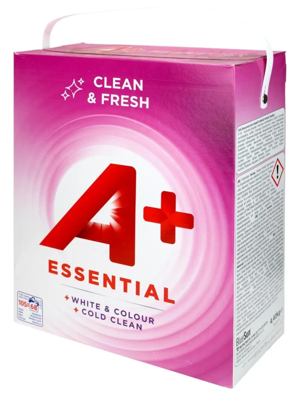 Tøyvask A+ Essential pulver 4,42kg
