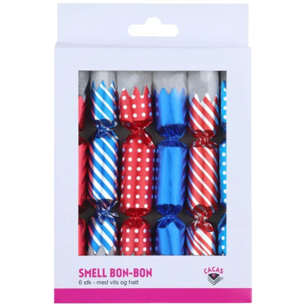 Knallbon-bon rød og blå (6)