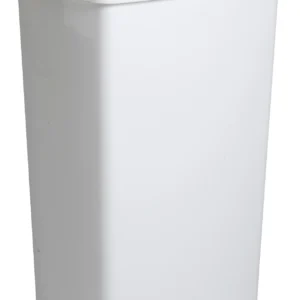 Avfallsbeholder plast 50L hvit