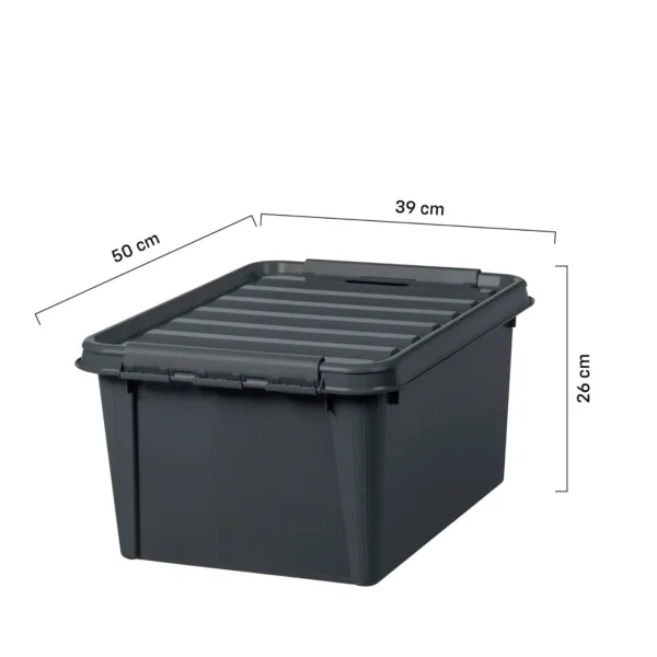 Oppbevaringsboks SMARTSTORE recy 31L grå