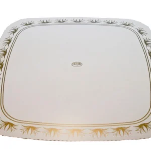 Kakebrett 33x33cm gulldekor (250)