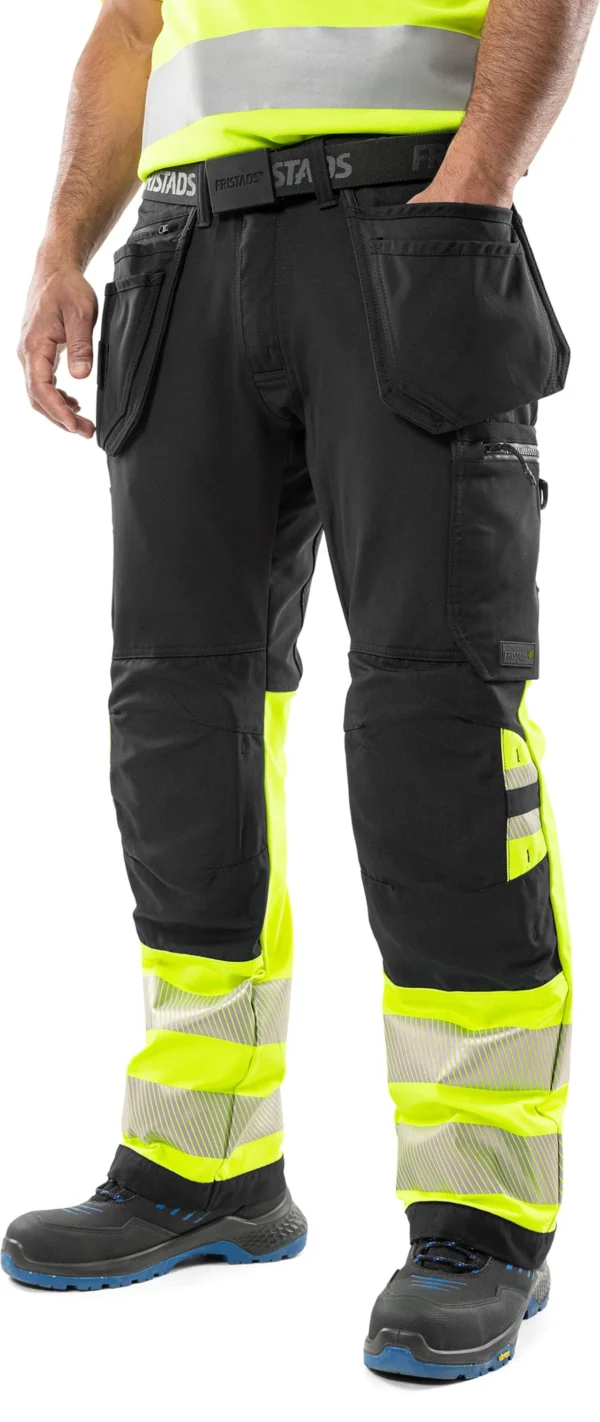 Bukse FRISTADS 2643 GSTP HiVis D96 sort