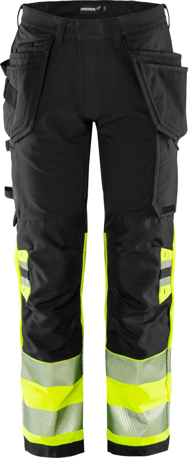Bukse FRISTADS 2643 GSTP HiVis D108 sort