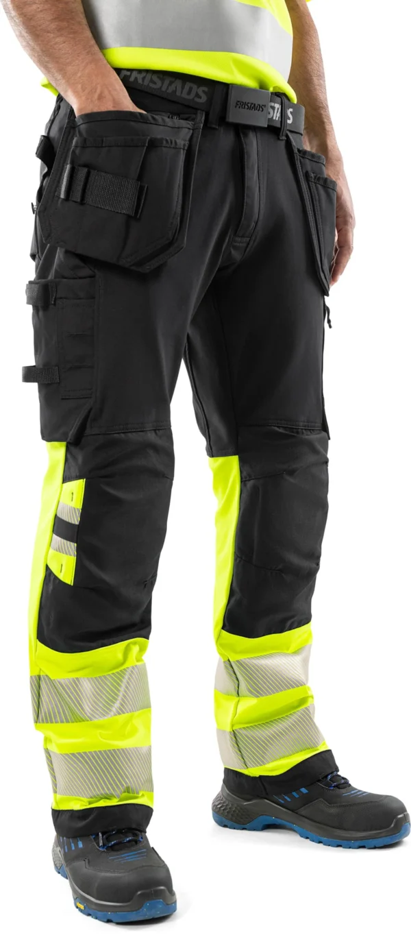 Bukse FRISTADS 2643 GSTP HiVis D108 sort
